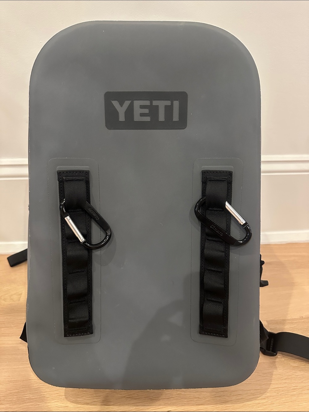 Yeti Gray Waterproof Men’s Backpack with Black Webbing